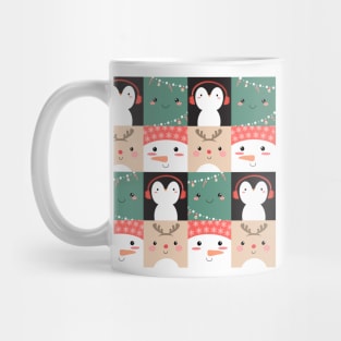 Cute Kawaii Christmas pattern Mug